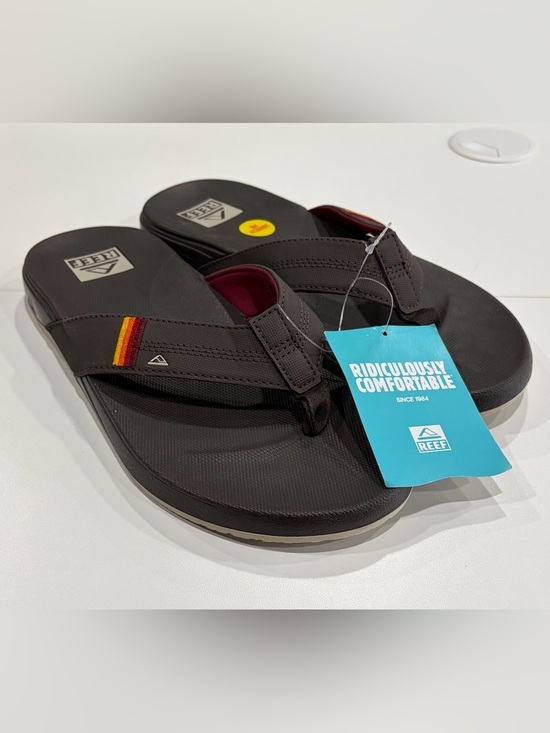 Reef Men\'s Size 8 Cushion Phantom Sandals Dark Brown Espresso NWT Flip Flops main image 5